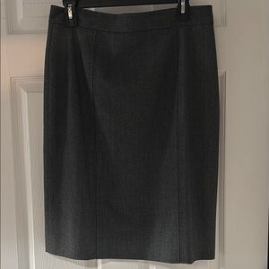 ANTONIO MELANI Gray Knee-Length Pencil Suit for Work
